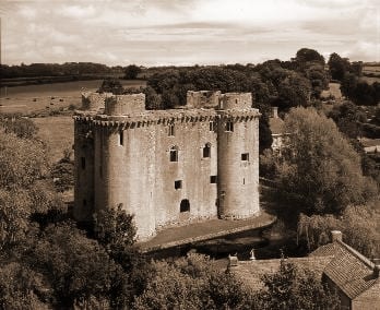 Nunney Castle, owned by the Prathers